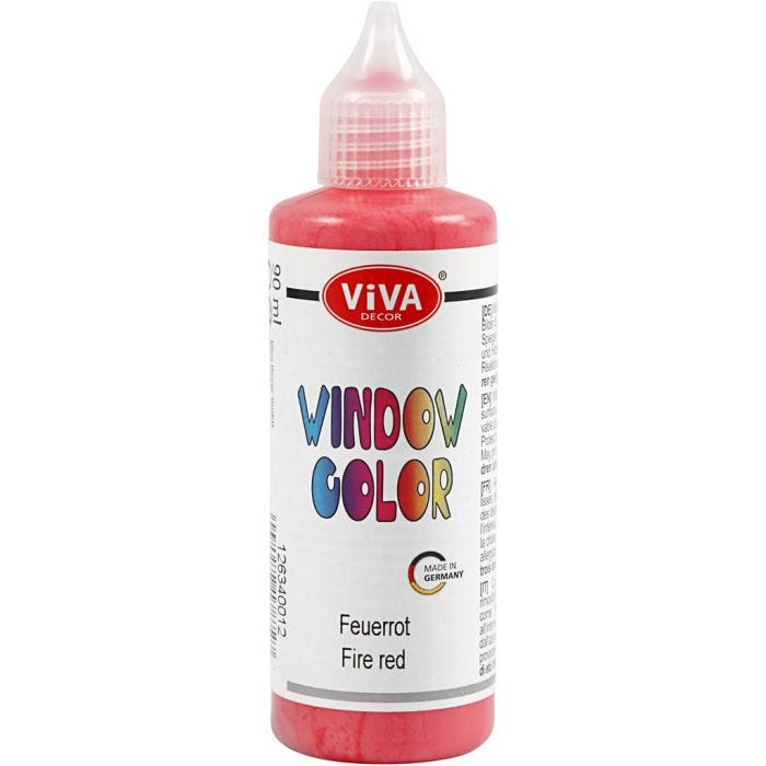 Window Color, rouge, 90 ml/ 1 flacon