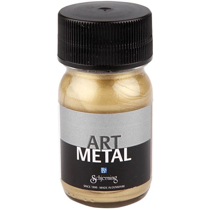 Peinture Acrylique Métallisée, or clair(5102), 30ml/ 1 flacon