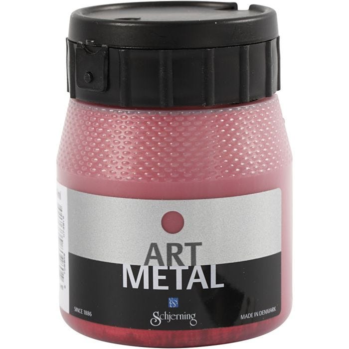 Peinture Acrylique Métallisée, rouge lave(5112), 250ml/ 1 flacon