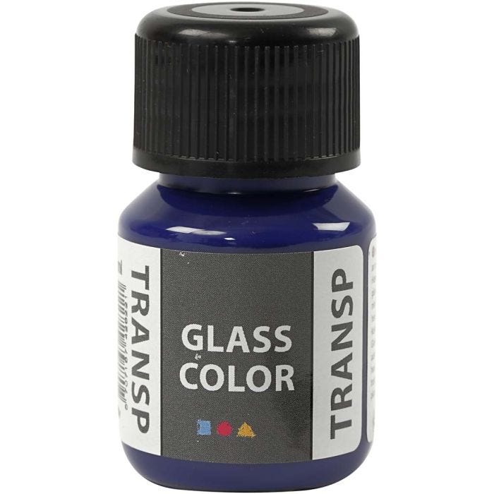 Glass Color transparente, bleu brillant, 30 ml/ 1 flacon