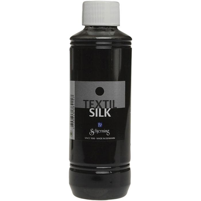 Textil Silk, noir profond, 250 ml/ 1 flacon
