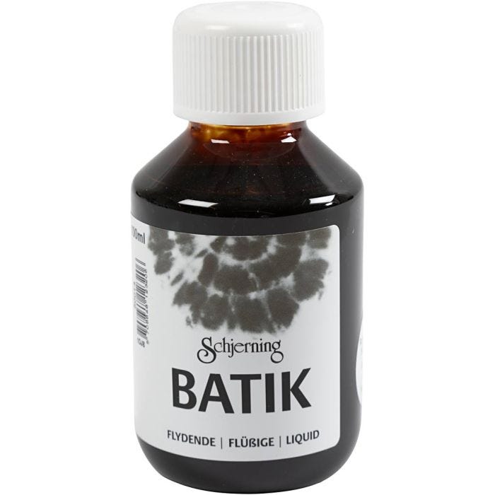 Peinture Batik pour textile, brun, 100 ml/ 1 flacon