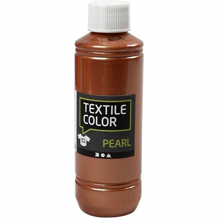 Textile Color, nacré, copper, 250 ml/ 1 flacon