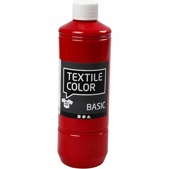 Textile Color, rouge, 500 ml/ 1 flacon