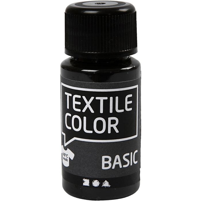 Textile Color, noir, 50 ml/ 1 flacon