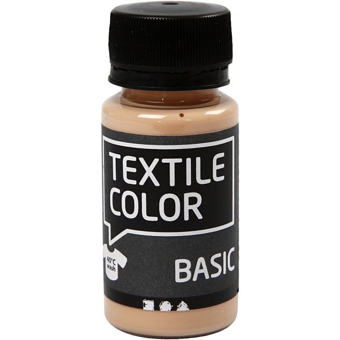 Textile Color, beige clair, 50 ml/ 1 flacon