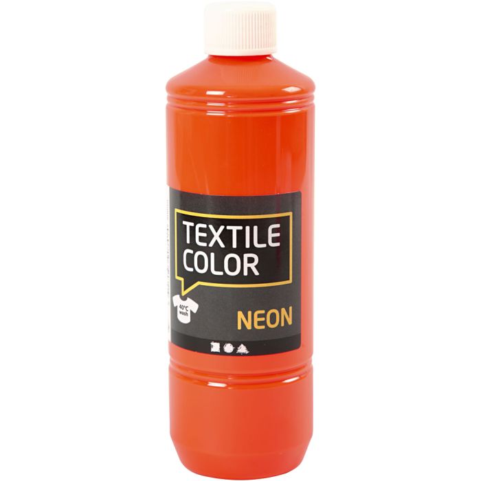Textile Color, orange néon, 500 ml/ 1 flacon