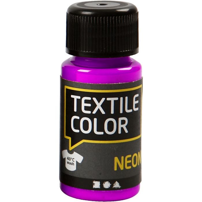 Textile Color, violet néon, 50 ml/ 1 flacon