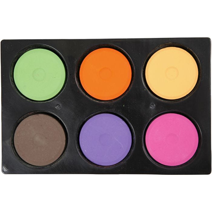 Pastilles aquarelles, H : 16 mm, d 44 mm, couleur extra, 1 Pq.