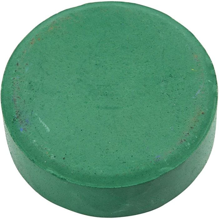 Pastilles aquarelles, H : 19 mm, d 57 mm, vert foncé, 6 pièces/ 1 Pq.