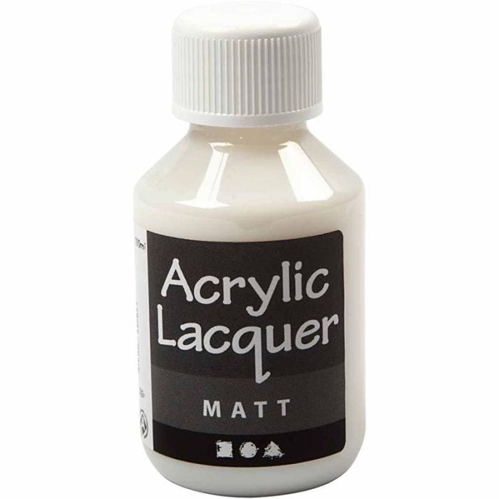 Laque acrylique, mate, 100 ml/ 1 flacon