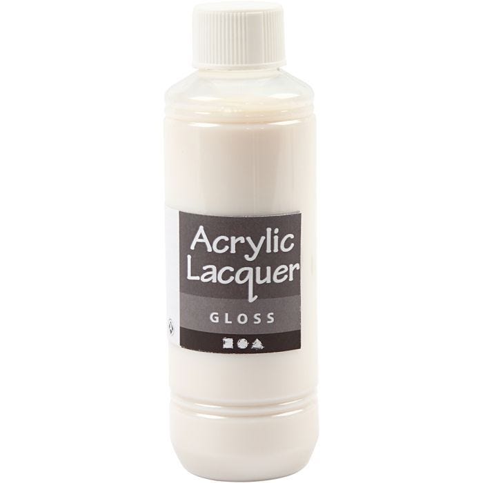 Laque Acrylique, brillante, 250 ml/ 1 flacon