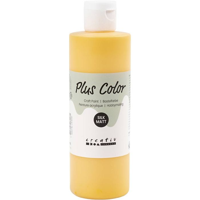 Peinture Acrylique Plus Color, yellow sun, 250 ml/ 1 flacon