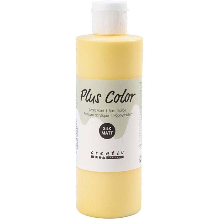 Peinture Acrylique Plus Color, crocus yellow, 250 ml/ 1 flacon