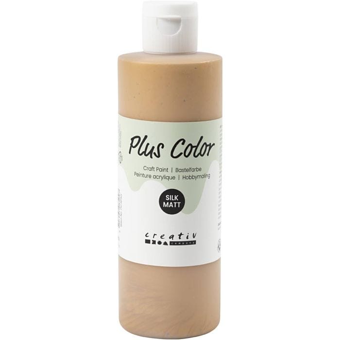 Peinture Acrylique Plus Color, or, 250ml/ 1 flacon
