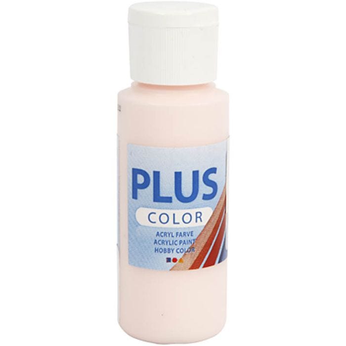 Peinture Acrylique Plus Color, pale rose, 60 ml/ 1 flacon