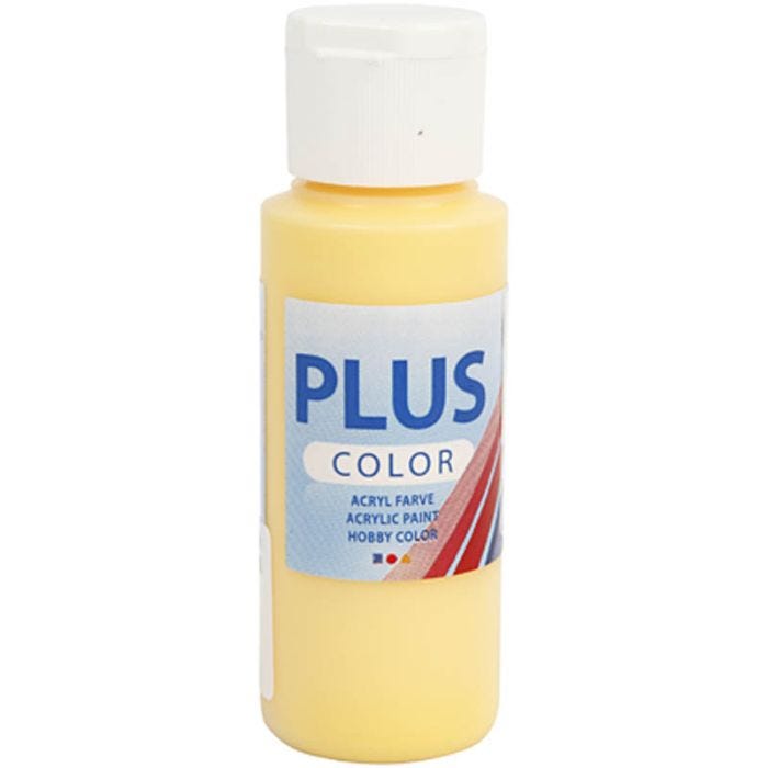 Peinture Acrylique Plus Color, crocus yellow, 60 ml/ 1 flacon