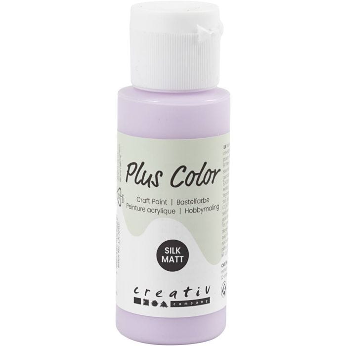 Peinture Acrylique Plus Color, pale lilac, 60 ml/ 1 flacon