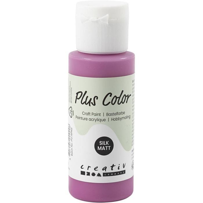Peinture Acrylique Plus Color, red plum, 60 ml/ 1 flacon