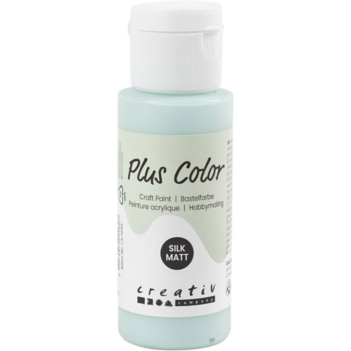 Peinture Acrylique Plus Color, vert menthe, 60ml/ 1 flacon