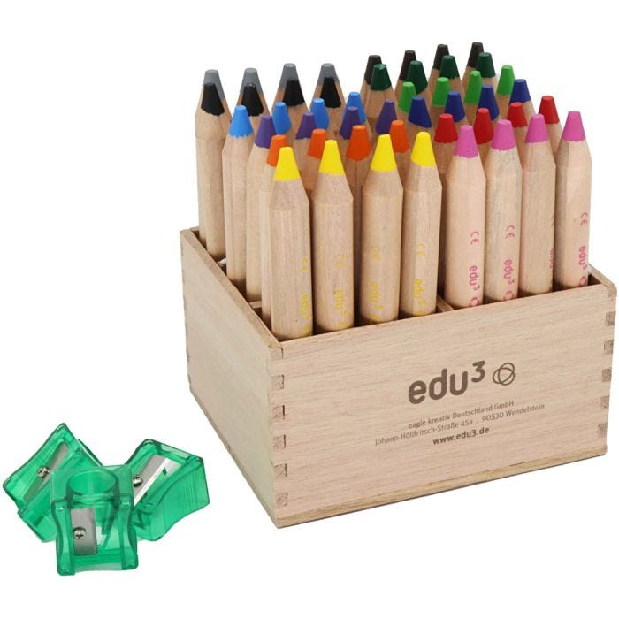 EDU First, L : 12 cm, mine 8 mm, 48 pièces/ 1 Pq.