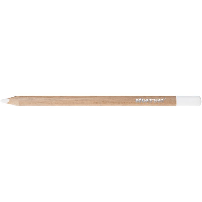 Crayons de Couleur Jumbo Edugreen, mine 5 mm, blanc, 10 pièces/ 1 Pq.