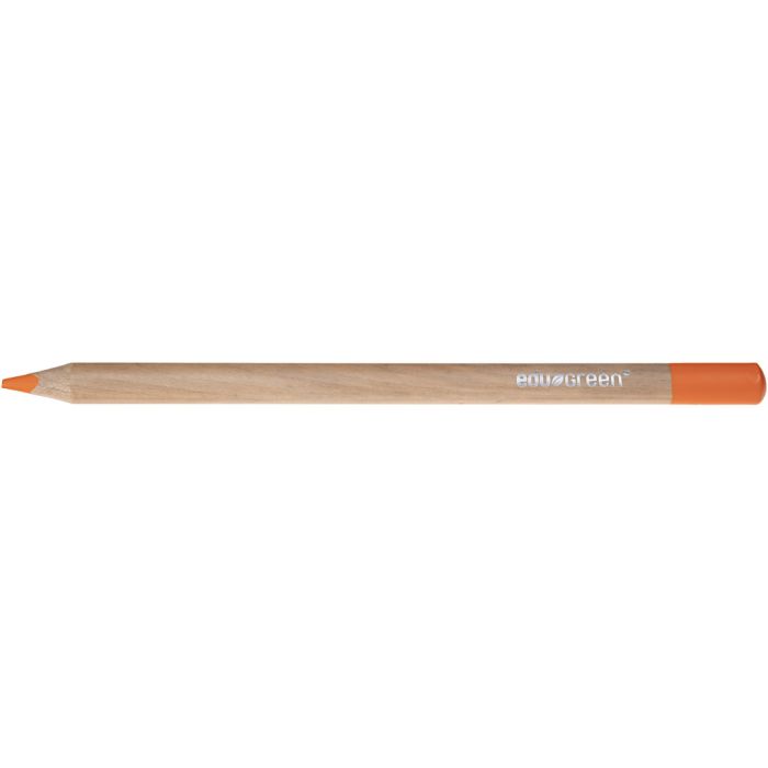 Crayons de Couleur Jumbo Edugreen, mine 5 mm, orange, 10 pièces/ 1 Pq.
