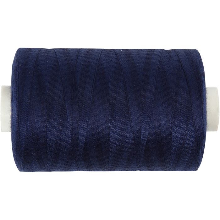 Fil à Coudre, bleu marine, 1000 m/ 1 rouleau
