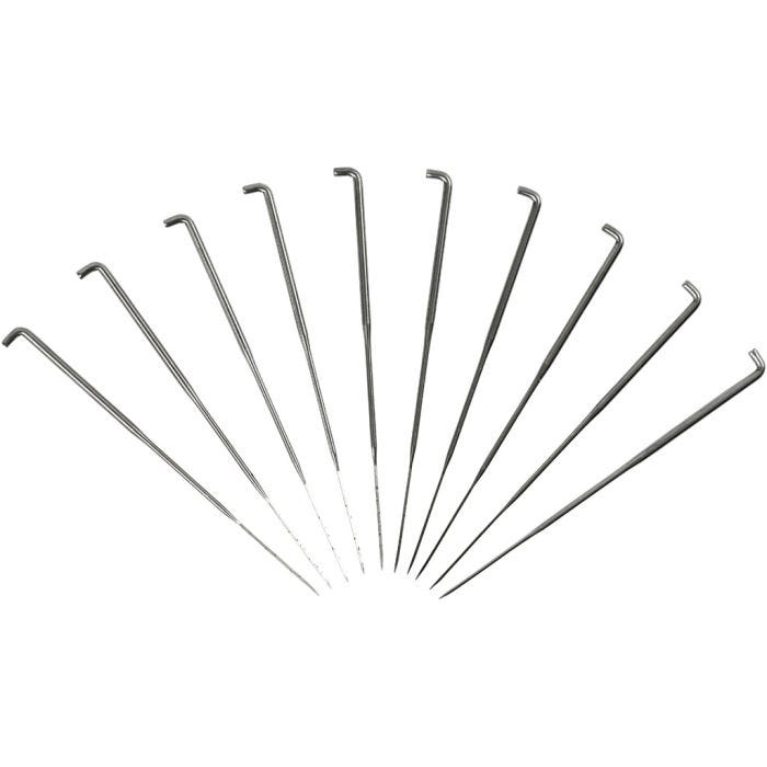 Aiguille à feutrer, L : 7,5 cm, moyenne, 10 pièces/ 1 Pq.