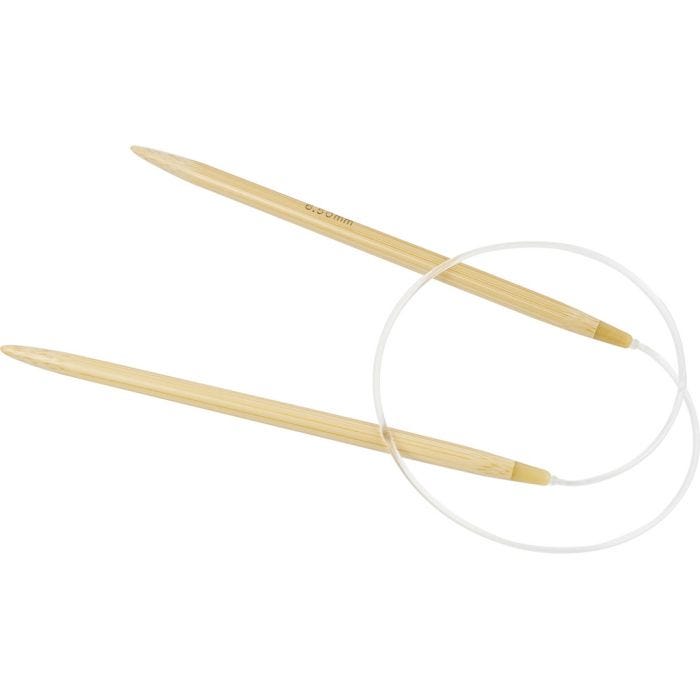 Aiguilles à tricoter circulaires, 60 cm, 6,5 mm, 1 pièce