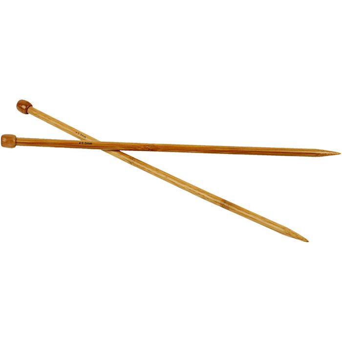 Aiguilles à tricoter, 35 cm, 9 mm, 1 paire