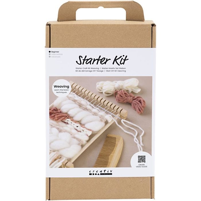 Kit de démarrage DIY Tissage, 1 Pq.