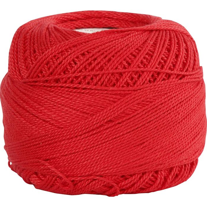 crochet 2-2,5, rouge, 125 m, 20 gr/ 1 boule