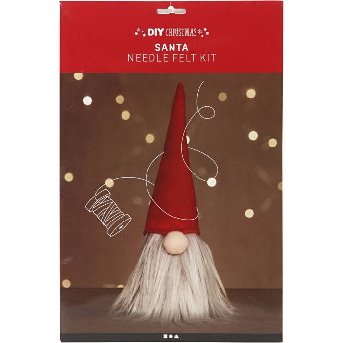 Père Noël Nain scandinave, 30 cm, 1 pièce