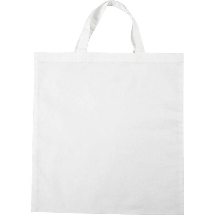 Sac à Provisions, dim. 38x42 cm, 130 gr, blanc, 1 pièce