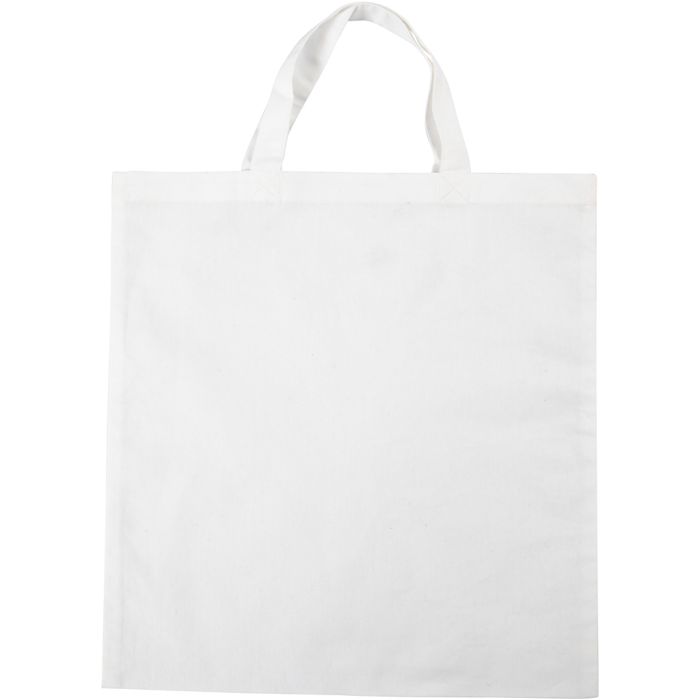 Sac à provisions, dim. 38x42 , 130 , blanc, 20 pièce/ 1 Pq.