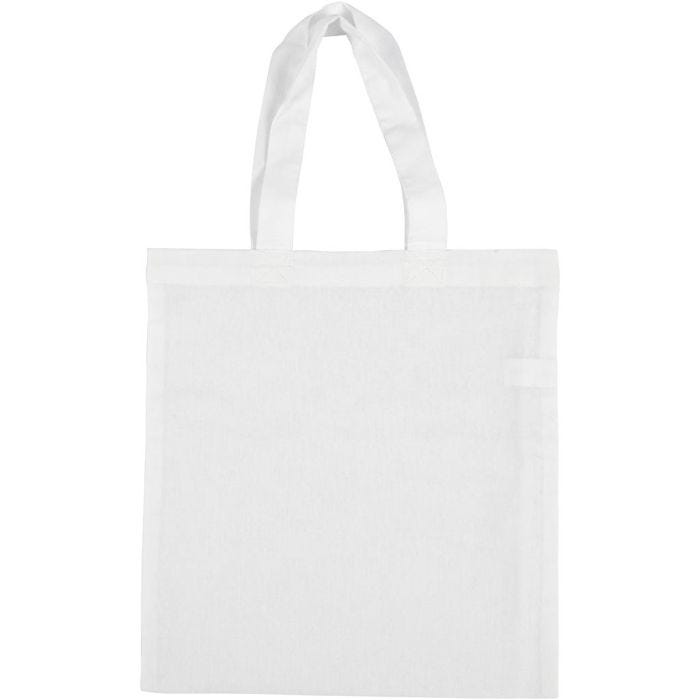Sac Fourre-Tout, dim. 28x30 cm, 130 gr, blanc, 1 pièce