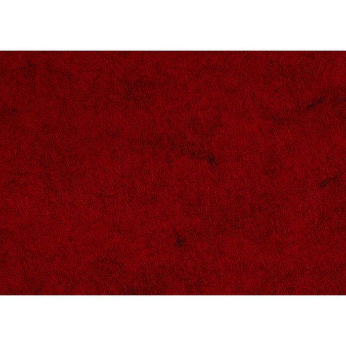 Feutrine synthétique, A4, feuille 210x297 mm, ép. 1,5-2 mm, texturé, rouge, 10 flles/ 1 Pq.