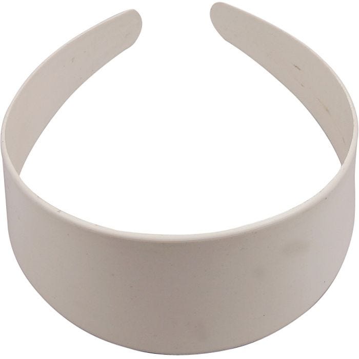 Diadème, L : 40 mm, blanc, 20 pièces/ 1 Pq.