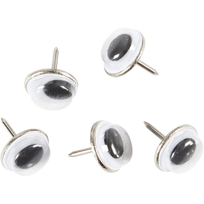 Yeux Mobiles, d 10 mm, 25 pièces/ 1 Pq.