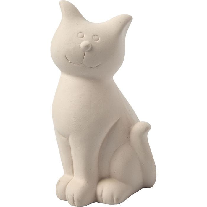 Tirelires chats, H: 14 cm, 8 pièce/ 1 boîte