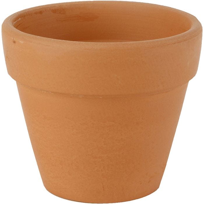 Pots de fleurs, H : 8 cm, d 9 cm, 24 pièces/ 1 Pq.