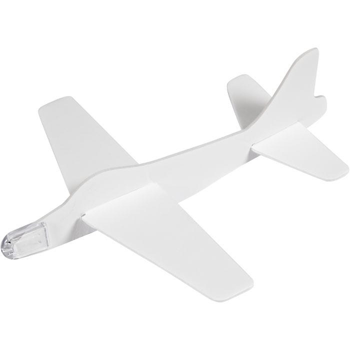 avions, L : 19 cm, L : 17,5 cm, blanc, 2 pièces/ 1 Pq.