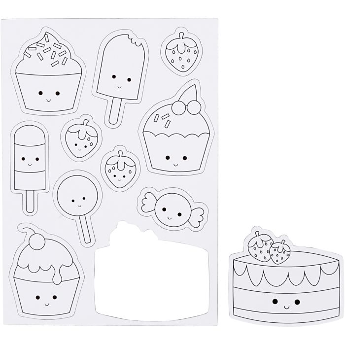 Aimants, Bonbons, dim. 14,85x21 cm, 1 flles