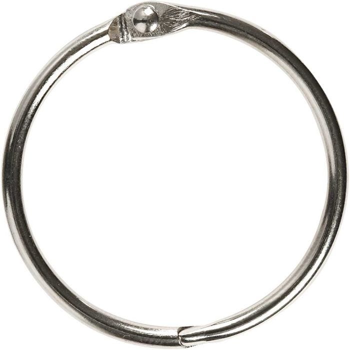 Anneau de reliure, d 38 mm, ép. 3 mm, 8 pièces/ 1 Pq.