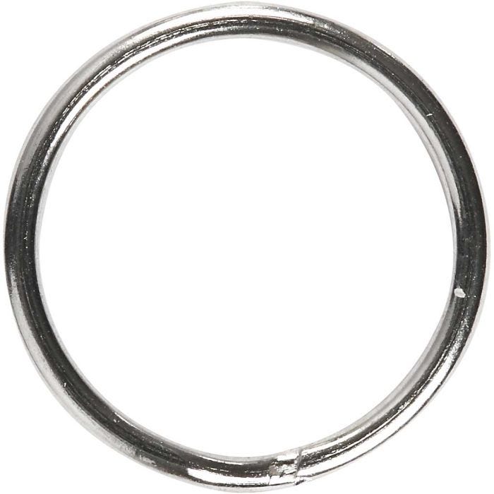 Porte-clés, d 15 mm, 10 pièces/ 1 Pq.