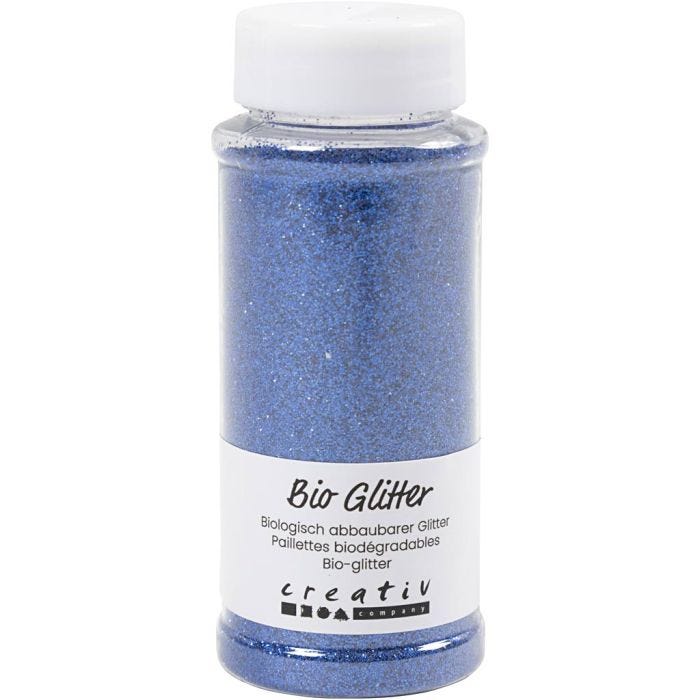 Biopaillettes, bleu, 140 ml/ 1 boîte