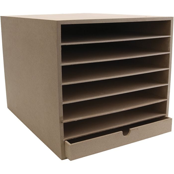 Unité de rangement pour papier, H : 32 cm, P: 45 cm, L : 32 cm, A3, 1 pièce