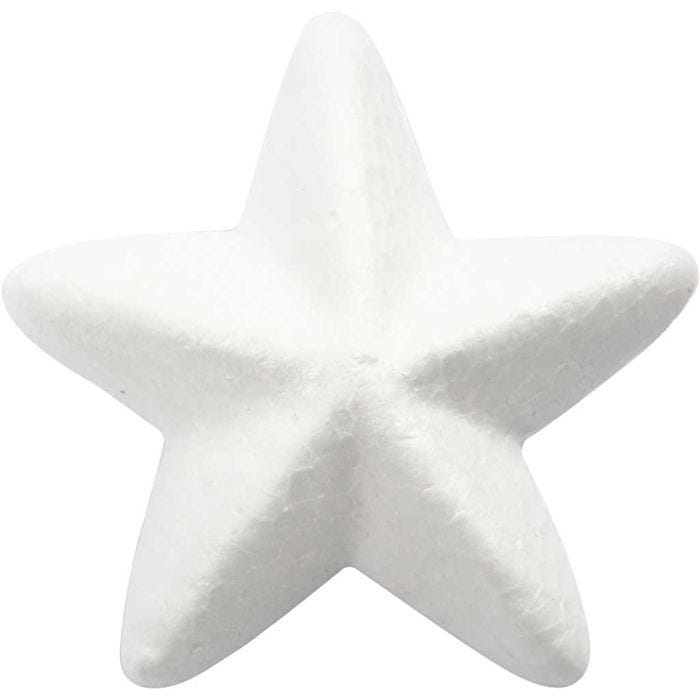Etoiles , L : 6 cm, blanc, 50 pièces/ 1 Pq.