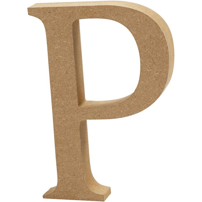 Lettre, P, 8 cm, 1,5 cm, 1 pièce